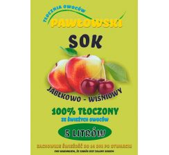 Sok jabłkowo - wiśniowy 5L