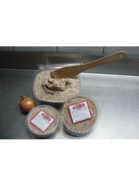 Smalec ze skwarkami i cebulą bez konserwantów 0,42 kg (Lenik)